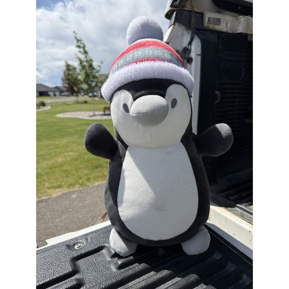 Squishmallows Hug Mees Penguin Plush Winter 14"